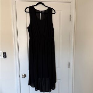 NWOT Torrid Black Sleeveless High-Low Dress